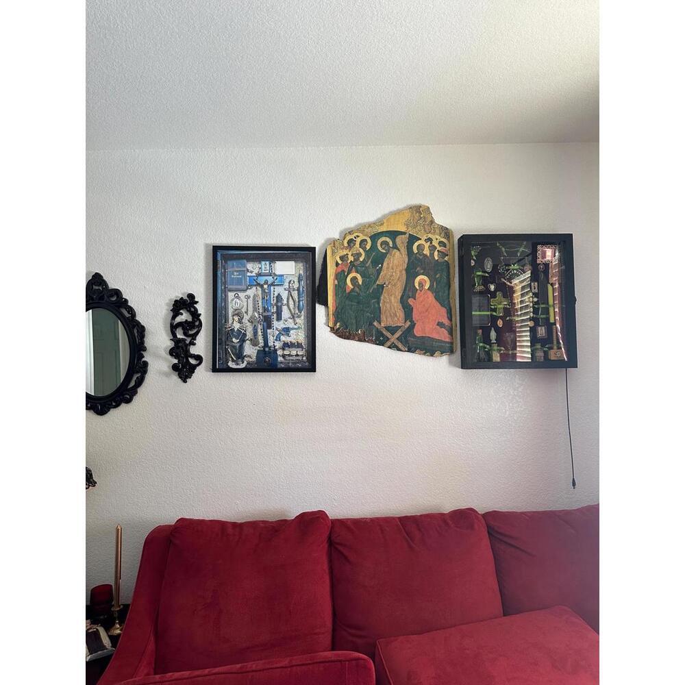 Vampire Slayer Kit Poster Blue Lady of Seven Sorrows 16” x 20” Print Goth Decor - Picture 4 of 5